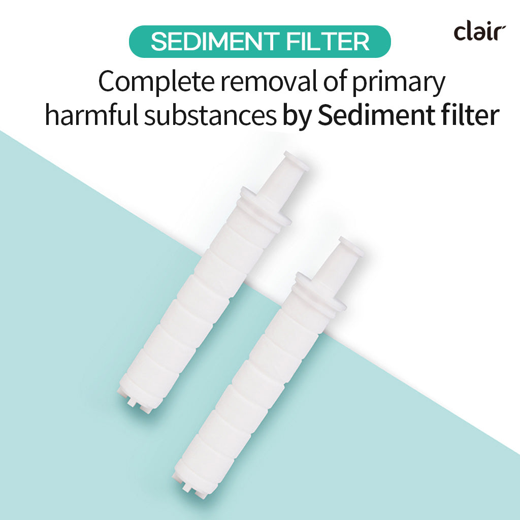 clair sediment shower filter