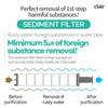 clair sediment shower filter