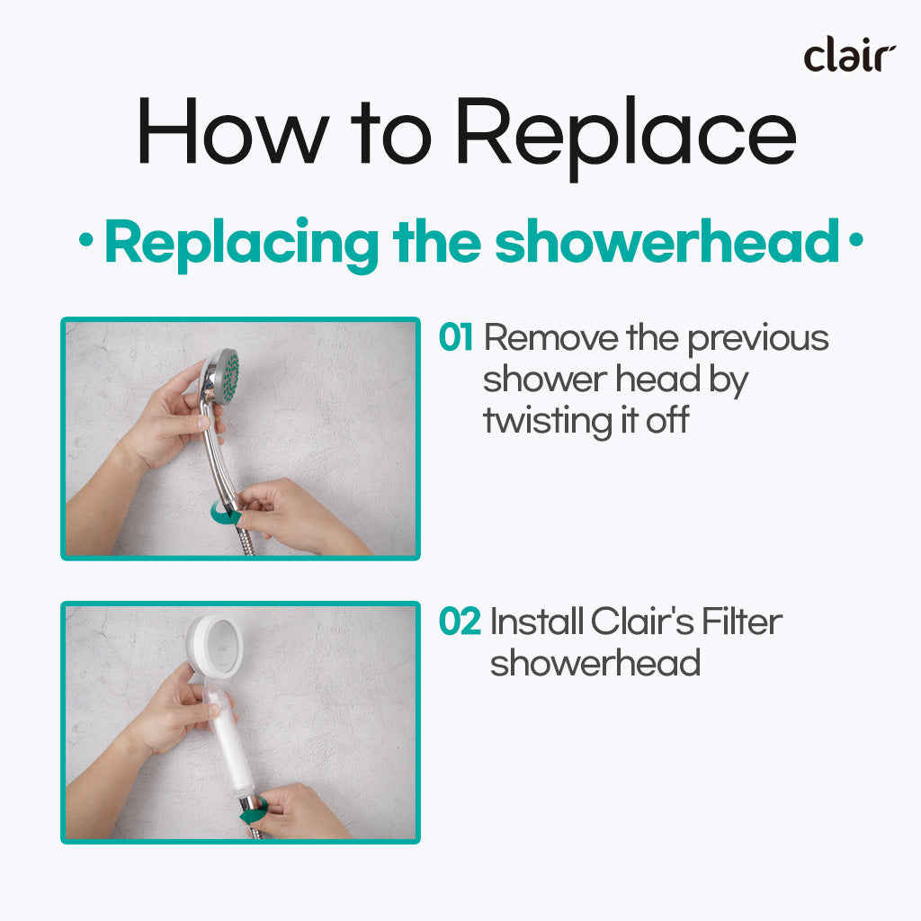 Clair 4-Stage Head Shower Filter